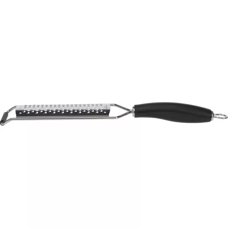 Flat grater Westmark Technicus-Square, stainless steel blade, black TPE handle, 65×28×325 mm
