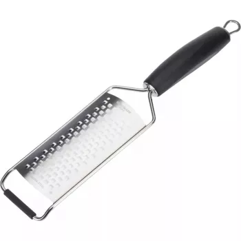 Flat grater Westmark Technicus-Square, stainless steel blade, black TPE handle, 65×28×325 mm