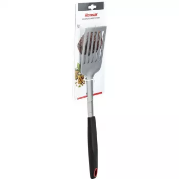 Cooking spatula Westmark 15092280 — plastic/TPE head, stainless steel handle, 430×88×25 mm, black/red