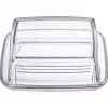 Butter dish Westmark 20852260, rectangular glass, 143×118×55 mm, transparent