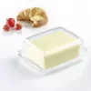 Butter dish Westmark 20852260, rectangular glass, 143×118×55 mm, transparent