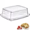 Butter dish Westmark 20852260, rectangular glass, 143×118×55 mm, transparent