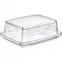 Butter dish Westmark 20852260, rectangular glass, 143×118×55 mm, transparent