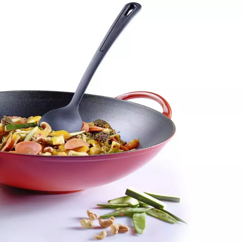 Wok spoon Westmark Gentle Plus, polyamide, length 315 mm, width 72 mm, black