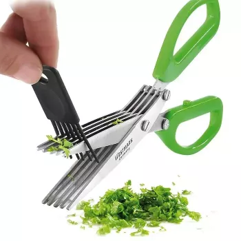 Kitchen scissors Westmark Kräuter‑Fee 200 mm — stainless steel blades, green handle, for herbs