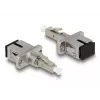 DeLOCK Optical Fiber Hybrid Coupler LC Simplex male to SC Simplex female beige