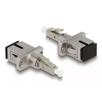 DeLOCK Optical Fiber Hybrid Coupler LC Simplex male to SC Simplex female beige