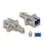 DeLOCK Optical Fiber Hybrid Coupler LC Simplex male to SC Simplex female beige