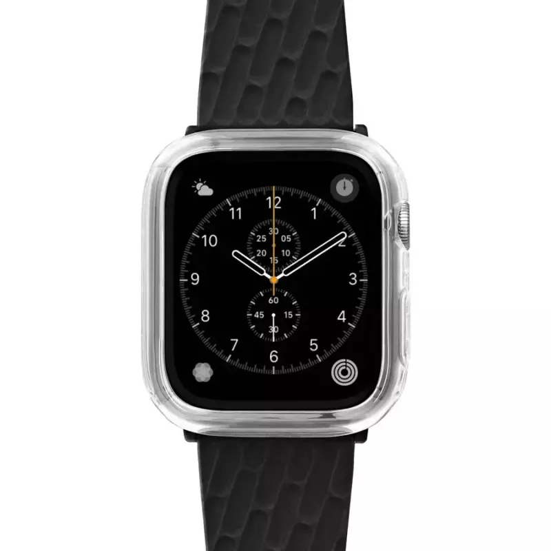 Case for Smartwatch LAUT Shield Transparent Glass Polycarbonate PC for Apple Watch 44/45mm
