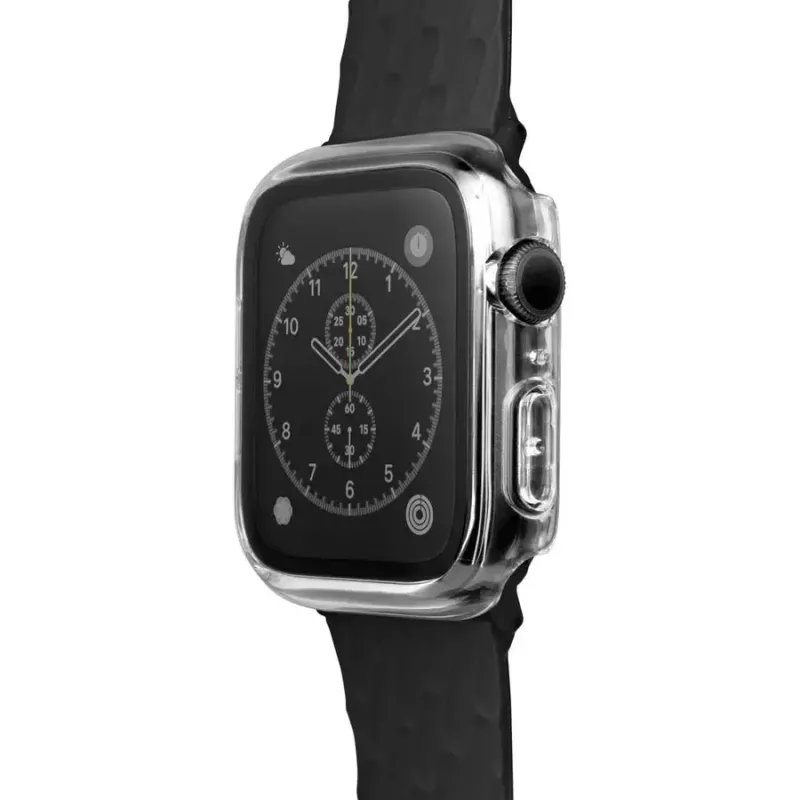 Case LAUT Shield for Smartwatch — Transparent Glass and Polycarbonate, compatible with 40–41 mm Apple Watch