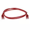 ACT Red 7 meter LSZH U/UTP CAT6 datacenter slimline patch cable snagless with RJ45 connectors
