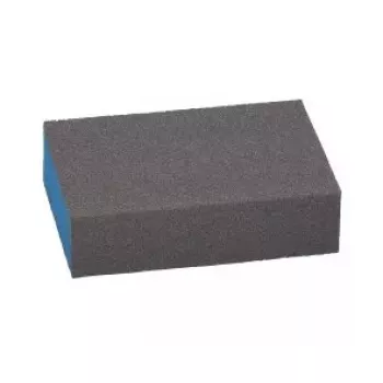 Sanding sponge Bosch 2609256346, medium grit, 69×97×26 mm, 1 pc, black/blue