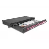 DeLOCK fibre optic splice enclosure 67005 Black Metal 482x220x44mm