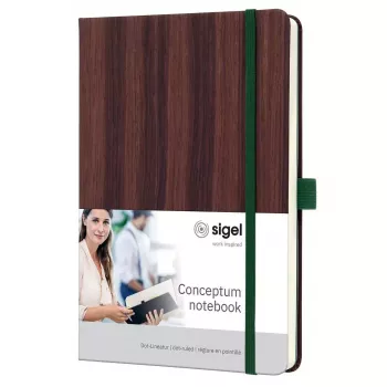 Writing notebook Sigel CO673 A5 194 sheets Brown