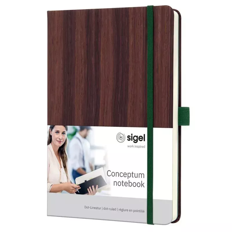 Writing notebook Sigel CO673 A5 194 sheets Brown