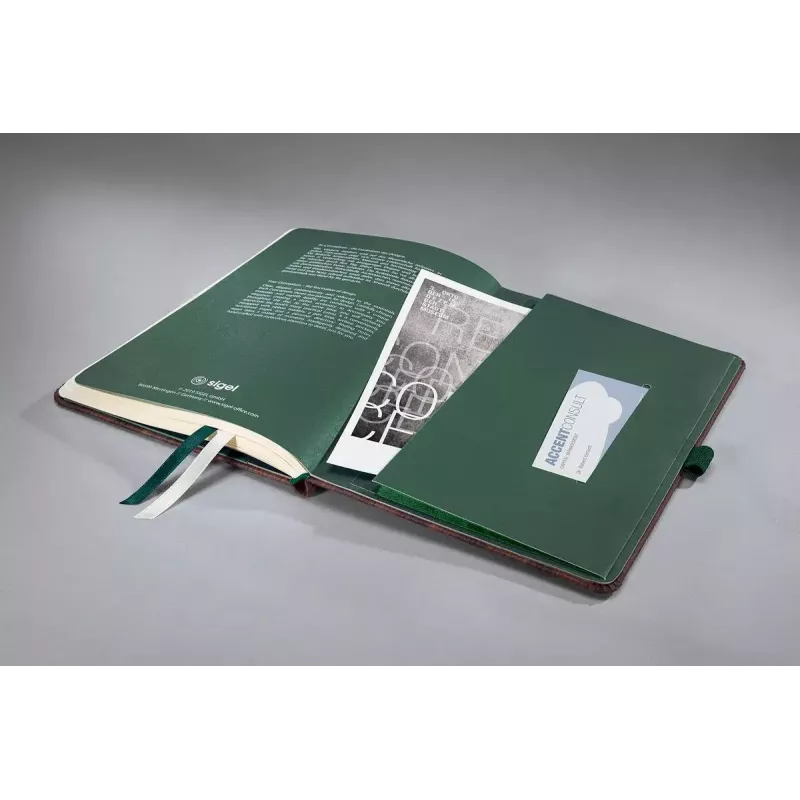 Writing notebook Sigel CO673 A5 194 sheets Brown