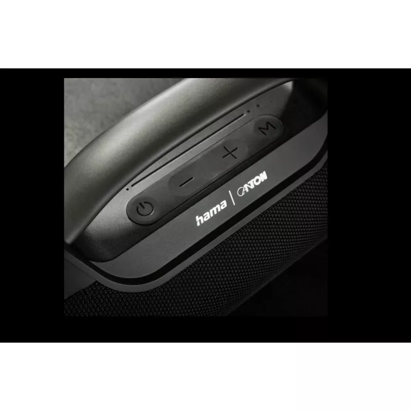 Hama Mate Pro Stereo portable speaker Black 60 W