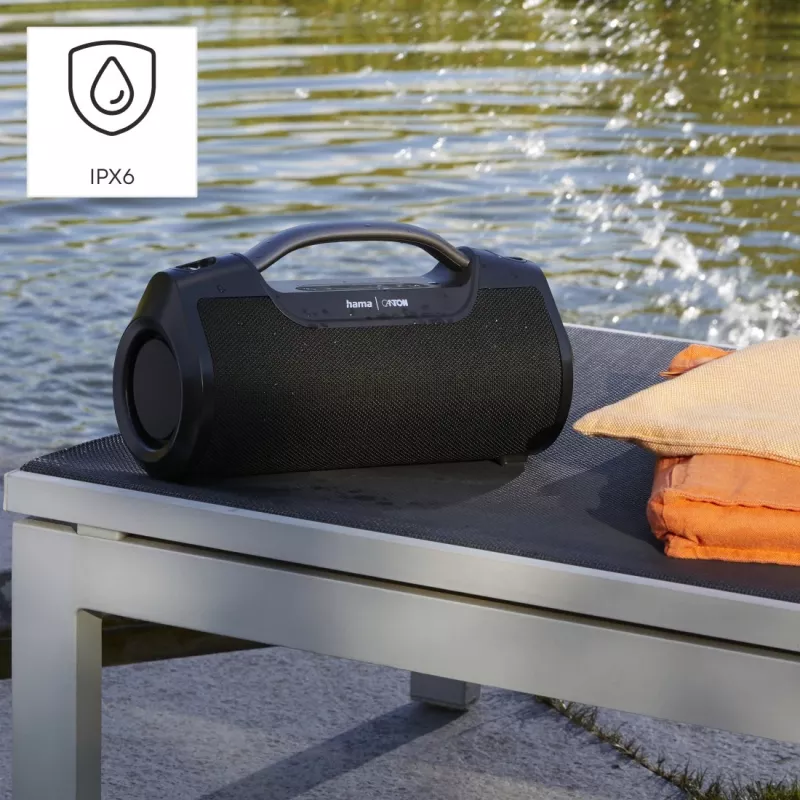 Hama Mate Pro Stereo portable speaker Black 60 W
