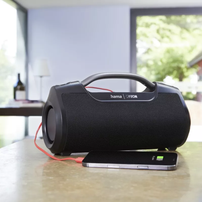 Hama Mate Pro Stereo portable speaker Black 60 W