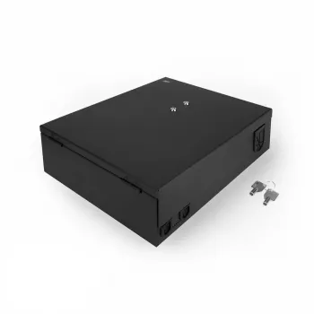 ACT Lockable zone enclosure patch box 8 slots for fiber and copper