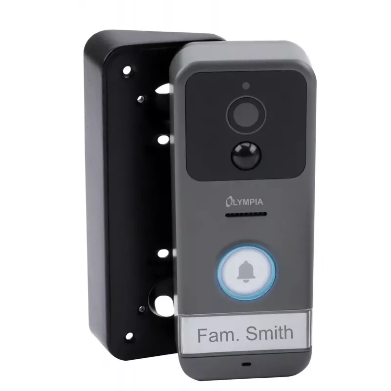 Adapter for Olympia doorbell, model 6035, black, compatible with VDB 824YA