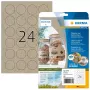 HERMA 10761 self-adhesive label Round Permanent Brown 4 cm 480 pc(s)