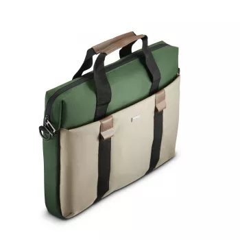 Hama Silvan 35.8 cm (14.1 inch) Toploader bag Beige, Green