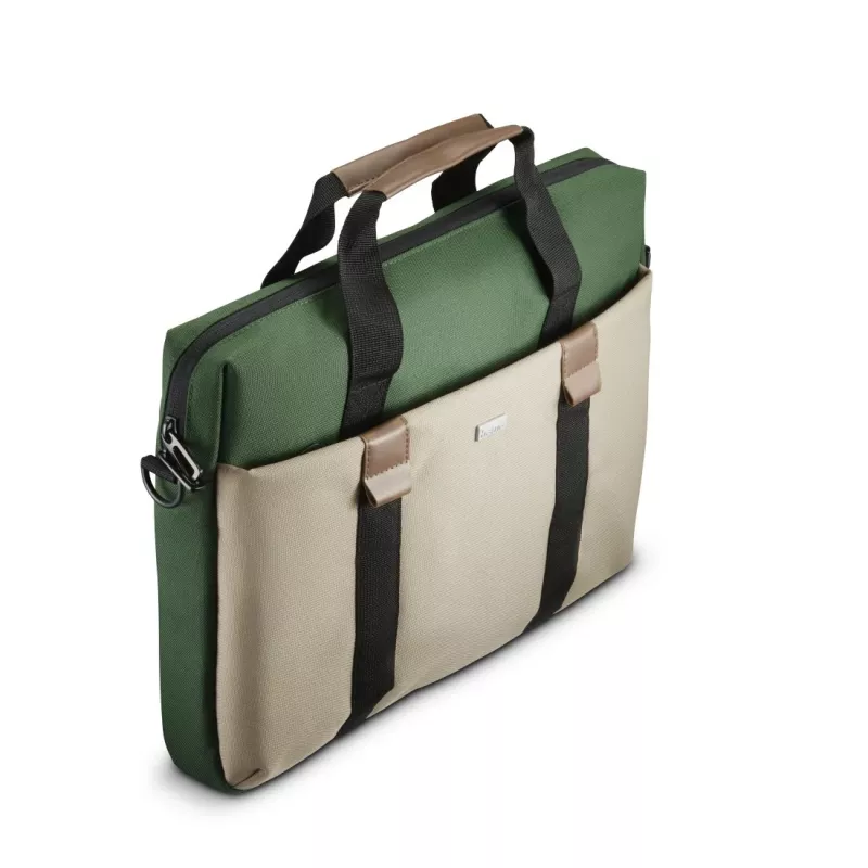 Hama Silvan 35.8 cm (14.1 inch) Toploader bag Beige, Green