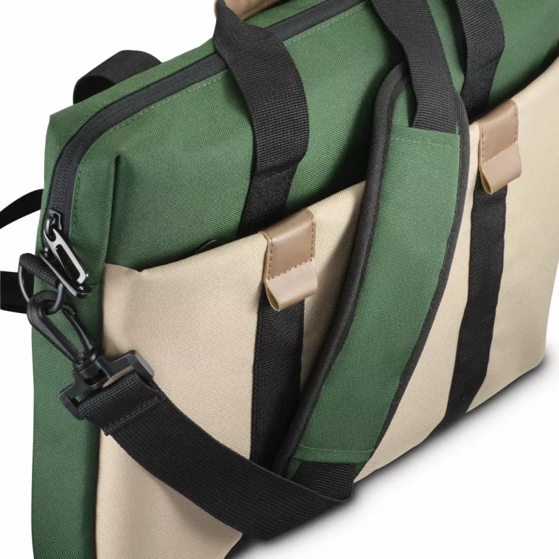 Hama Silvan 35.8 cm (14.1 inch) Toploader bag Beige, Green