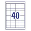 Self-adhesive label Avery 4780-65 Rectangle Permanent White 2600 pcs