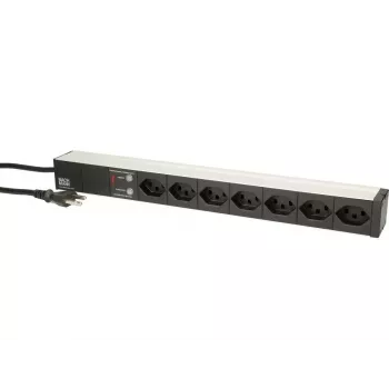 Power Distribution Unit Max Hauri AG 107750 7 AC outlets 1U Black Silver