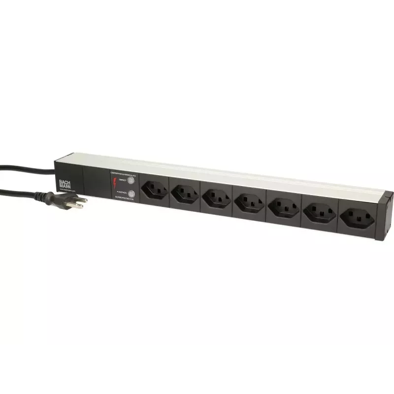 Power Distribution Unit Max Hauri AG 107750 7 AC outlets 1U Black Silver