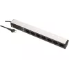 Power Distribution Unit Max Hauri AG 107750 7 AC outlets 1U Black Silver