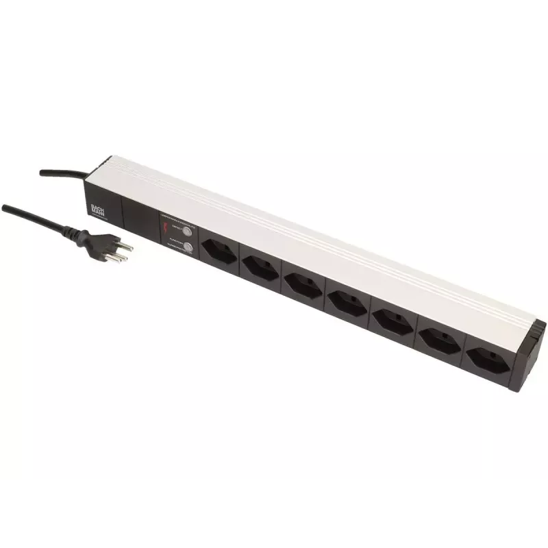 Power Distribution Unit Max Hauri AG 107750 7 AC outlets 1U Black Silver