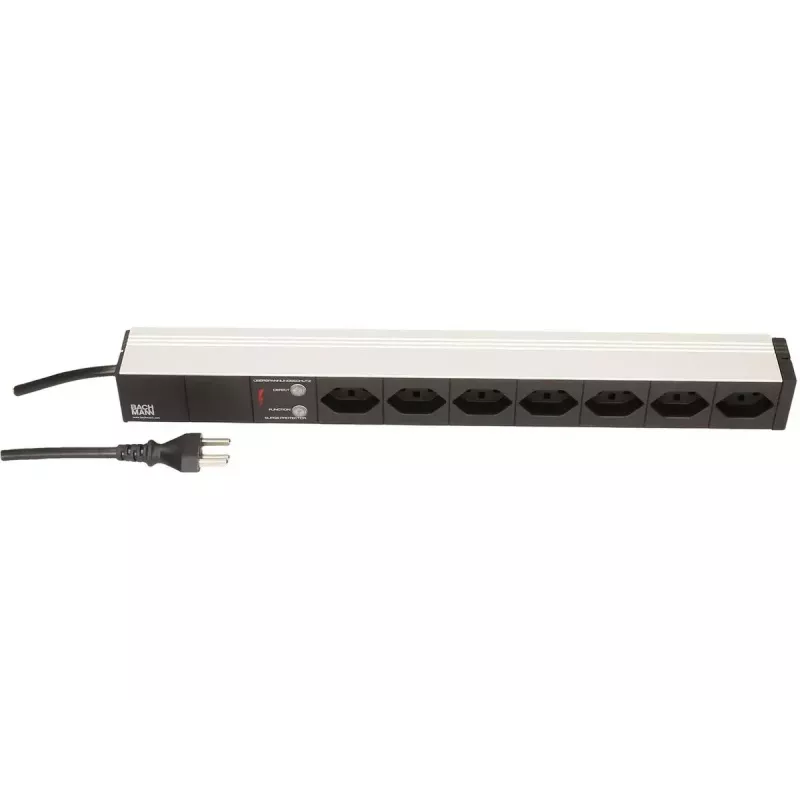 Power Distribution Unit Max Hauri AG 107750 7 AC outlets 1U Black Silver