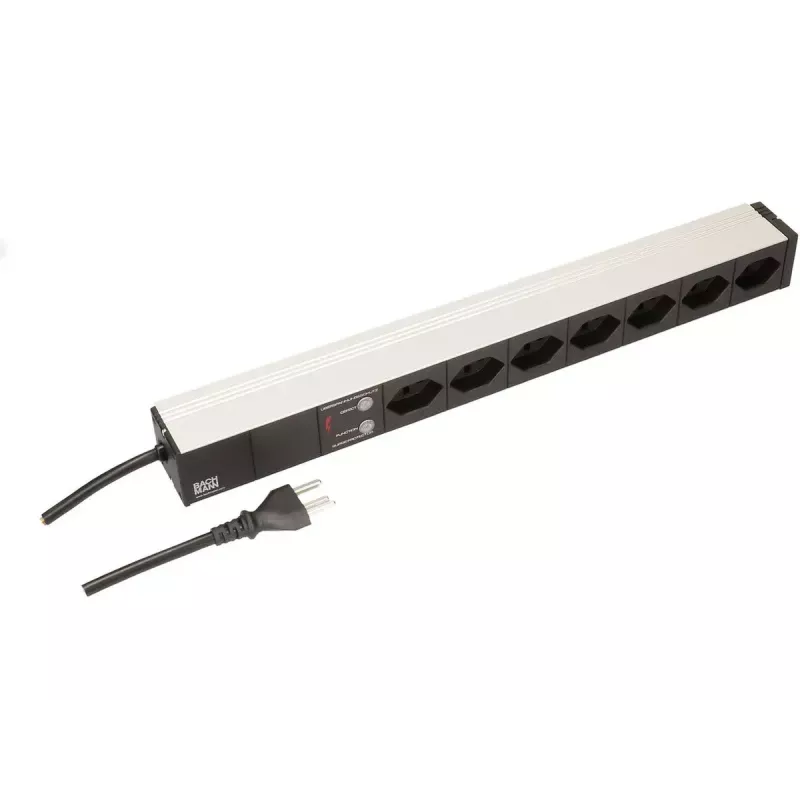Power Distribution Unit Max Hauri AG 107750 7 AC outlets 1U Black Silver