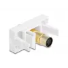 DeLOCK 90872 cable gender changer Mini-DIN 4 pin White