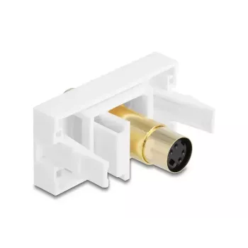 DeLOCK 90872 cable gender changer Mini-DIN 4 pin White