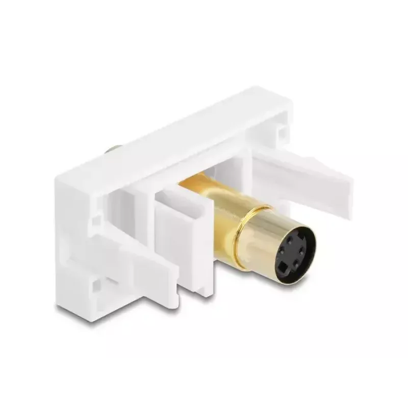 DeLOCK 90872 cable gender changer Mini-DIN 4 pin White