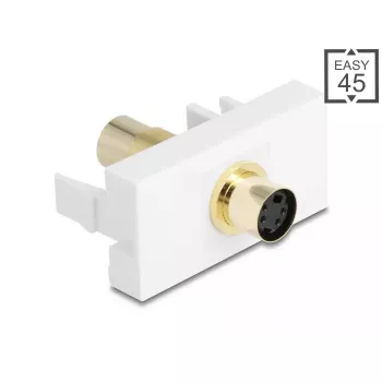 DeLOCK 90872 cable gender changer Mini-DIN 4 pin White