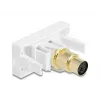 DeLOCK 90873 cable gender changer Mini-DIN 6 pin White