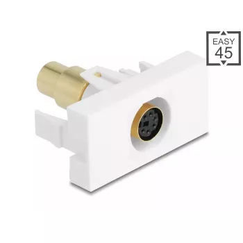 DeLOCK 90873 cable gender changer Mini-DIN 6 pin White