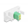 Cable Gender Changer DeLOCK 90875 LC Duplex Green White