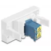 DeLOCK 90876 cable gender changer LC Duplex Blue White