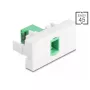 DeLOCK 90877 cable gender changer SC Simplex Green White