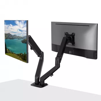 Lindy 40708 monitor mount / stand 68.6 cm (27 inch) Desk Black