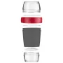 Lunch box set Westmark 52872260 1.15 L Grey Red Transparent