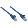 Intellinet Network Patch Cable, Cat5e, 20m, Blue, CCA, U/UTP, PVC, RJ45, Gold Plated Contacts, Snagless, Booted, Lifetime Warranty