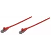 Intellinet Network Patch Cable, Cat6, 10m, Red, CCA, U/UTP, PVC, RJ45, Gold Plated Contacts, Snagless, Booted, Lifetime Warranty