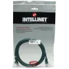 Intellinet Network Patch Cable, Cat5e, 15m, Green, CCA, U/UTP, PVC, RJ45, Gold Plated Contacts, Snagless, Booted, Lifetime Warranty